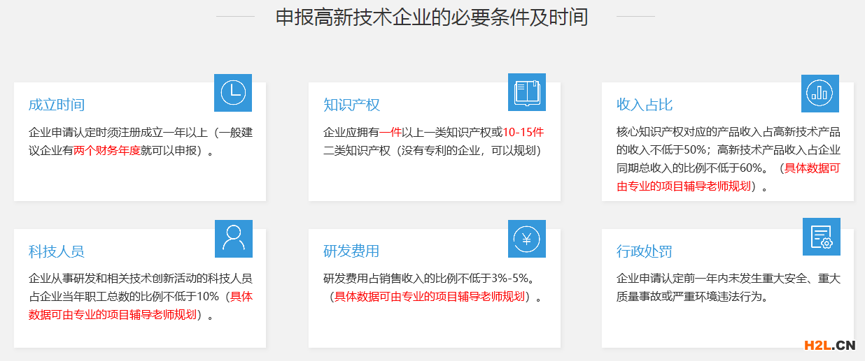 高新技術企業認定的條件 高新技術企業認定的條件