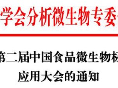 第二屆中國食品微生物標準與技術應用大會將于9月24-25在京舉辦！