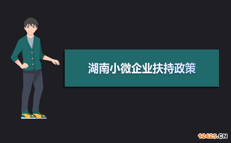 2021年湖南小微企業扶持政策及稅收優惠政策解讀