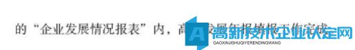 高新技術(shù)企業(yè)發(fā)展年報表填報事項說明