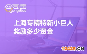 上海專精特新小巨人獎(jiǎng)勵(lì)多少資金
