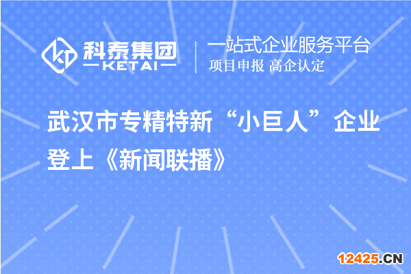 武漢市專精特新“小巨人”企業(yè)登上《新聞聯(lián)播》