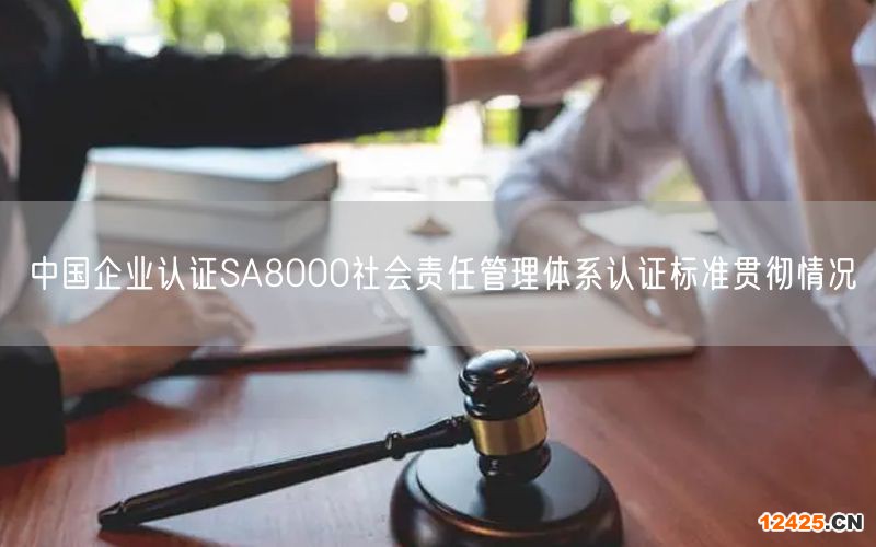 中國企業認證SA8000社會責任管理體系認證標準貫徹情況(3)