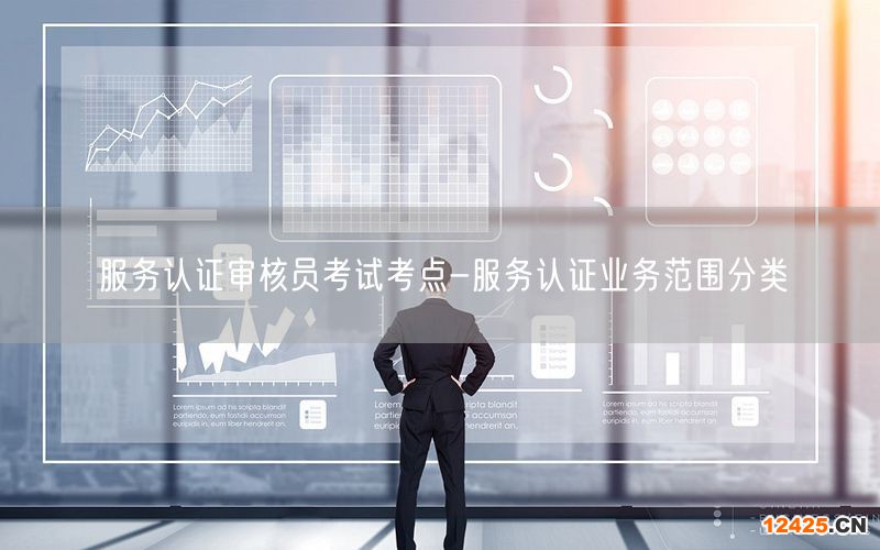 服務認證審核員考試考點-服務認證業務范圍分類(10)