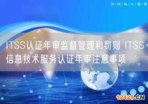 ITSS認證年審監督管理和罰則 ITSS信息技術服務認證年審注意事項(3)
