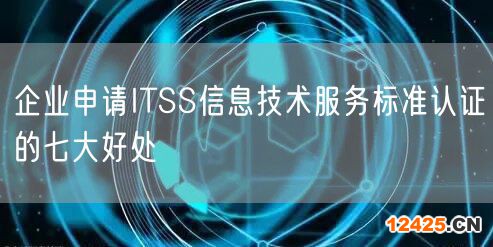 企業申請ITSS信息技術服務標準認證的七大好處(6)