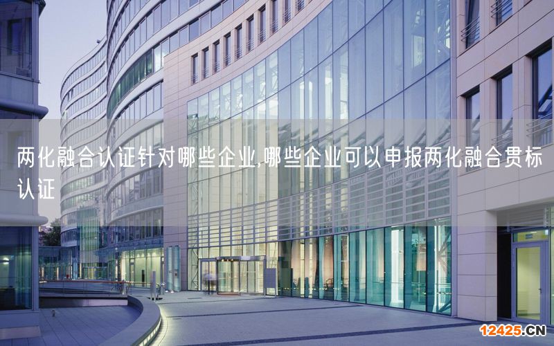 兩化融合認證針對哪些企業(yè),哪些企業(yè)可以申報兩化融合貫標認證(8)