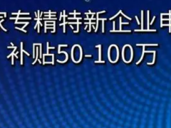 專精特新申請條件
