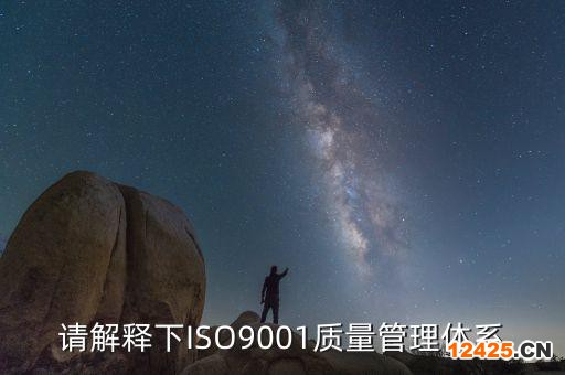 請解釋下ISO9001質量管理體系