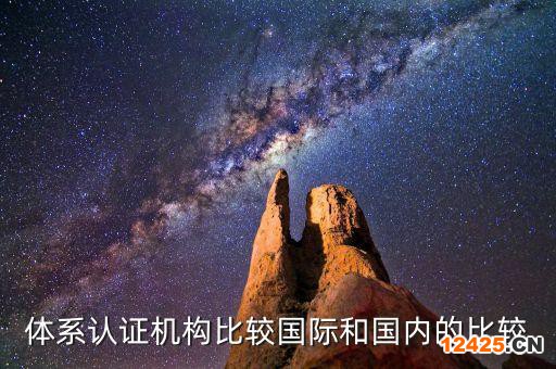 體系認證機構比較國際和國內的比較