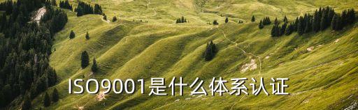 ISO9001是什么體系認(rèn)證