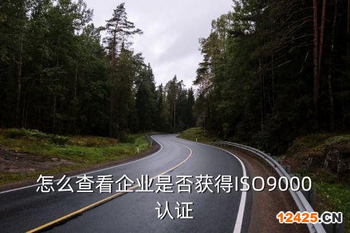 怎么查看企業(yè)是否獲得ISO9000認證