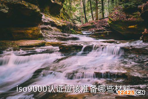 iso9000認證應該準備哪些材料