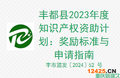 豐都縣2023年度知識產權資助計劃：獎勵標準與申請指南(圖1)